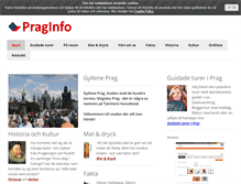 Tablet Screenshot of praginfo.com